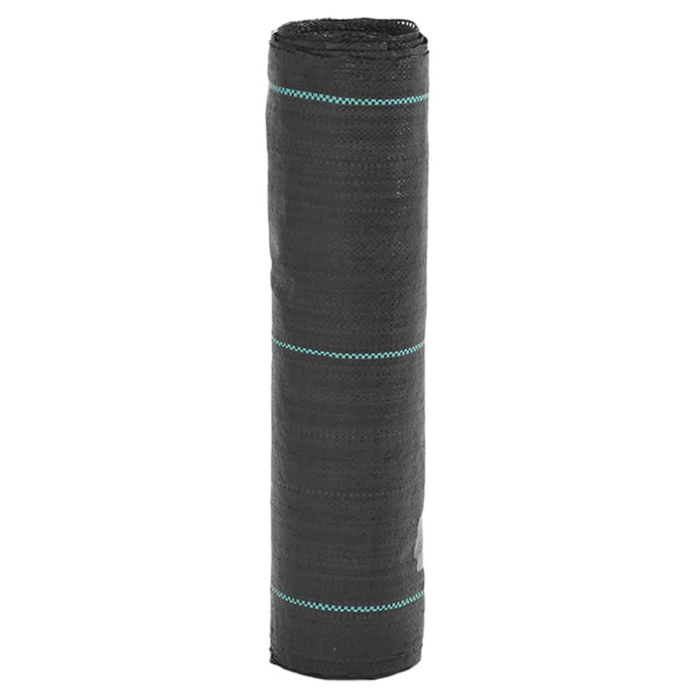 vidaXL Membrană antiburuieni, negru, 0,5x25 m, PP