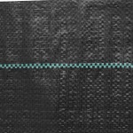 vidaXL Membrană antiburuieni, negru, 1x5 m, PP