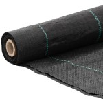 vidaXL Membrană antiburuieni, negru, 1x150 m, PP vidaXL Membrană antiburuieni, negru, 1x150 m, PP
