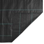 vidaXL Membrană antiburuieni, negru, 1x150 m, PP vidaXL Membrană antiburuieni, negru, 1x150 m, PP