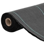vidaXL Membrană antiburuieni, negru, 1,5x10 m, PP