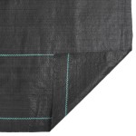 vidaXL Membrană antiburuieni, negru, 1,5x25 m, PP vidaXL Membrană antiburuieni, negru, 1,5x25 m, PP