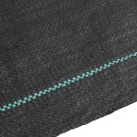 vidaXL Membrană antiburuieni, negru, 1,5x50 m, PP vidaXL Membrană antiburuieni, negru, 1,5x50 m, PP