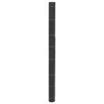 vidaXL Membrană antiburuieni, negru, 1,5x100 m, PP
