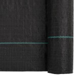 vidaXL Membrană antiburuieni, negru, 2x200 m, PP vidaXL Membrană antiburuieni, negru, 2x200 m, PP