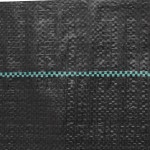 vidaXL Membrană antiburuieni, negru, 4x5 m, PP
