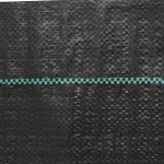 vidaXL Membrană antiburuieni, negru, 4x50 m, PP