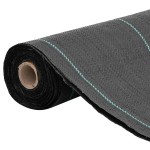 vidaXL Membrană antiburuieni, negru, 0,5x10 m, PP