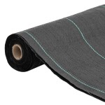 vidaXL Membrană antiburuieni, negru, 0,5x25 m, PP