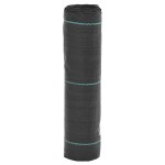 vidaXL Membrană antiburuieni, negru, 0,5x25 m, PP