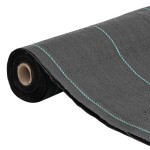 vidaXL Membrană antiburuieni, negru, 0,5x150 m, PP vidaXL Membrană antiburuieni, negru, 0,5x150 m, PP