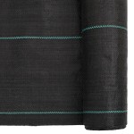 vidaXL Membrană antiburuieni, negru, 0,5x150 m, PP vidaXL Membrană antiburuieni, negru, 0,5x150 m, PP