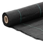 vidaXL Membrană antiburuieni, negru, 1x25 m, PP vidaXL Membrană antiburuieni, negru, 1x25 m, PP