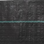 vidaXL Membrană antiburuieni, negru, 1x50 m, PP