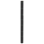 vidaXL Membrană antiburuieni, negru, 1,5x25 m, PP