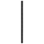 vidaXL Membrană antiburuieni, negru, 2x25 m, PP