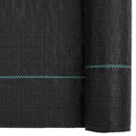 vidaXL Membrană antiburuieni, negru, 2x50 m, PP vidaXL Membrană antiburuieni, negru, 2x50 m, PP