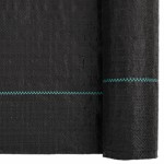 vidaXL Membrană antiburuieni, negru, 4x25 m, PP vidaXL Membrană antiburuieni, negru, 4x25 m, PP