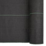 vidaXL Membrană antiburuieni, negru, 0,5x200 m, PP