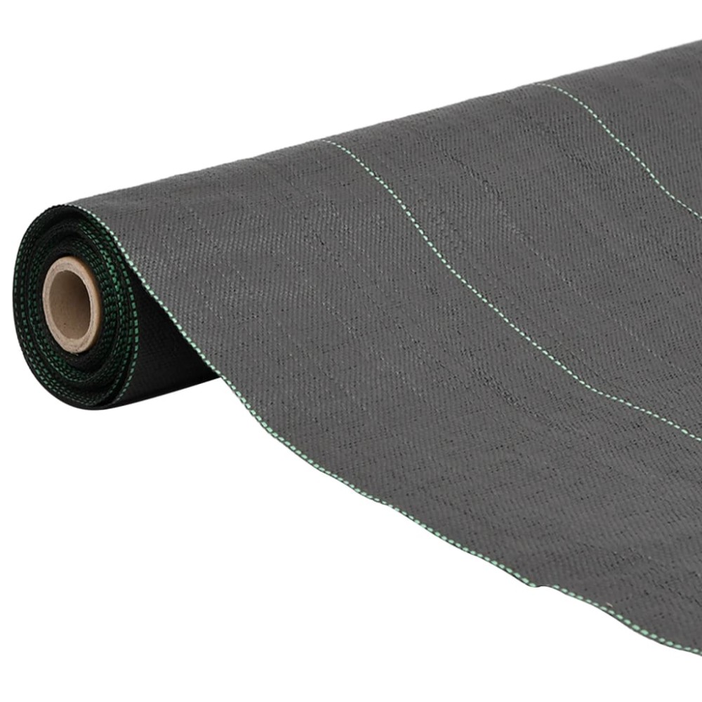 vidaXL Membrană antiburuieni, negru, 1x150 m, PP