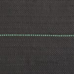 vidaXL Membrană antiburuieni, negru, 4x10 m, PP