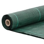 vidaXL Membrană antiburuieni, verde, 0,5x5 m, PP