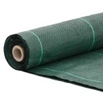 vidaXL Membrană antiburuieni, verde, 1x5 m, PP