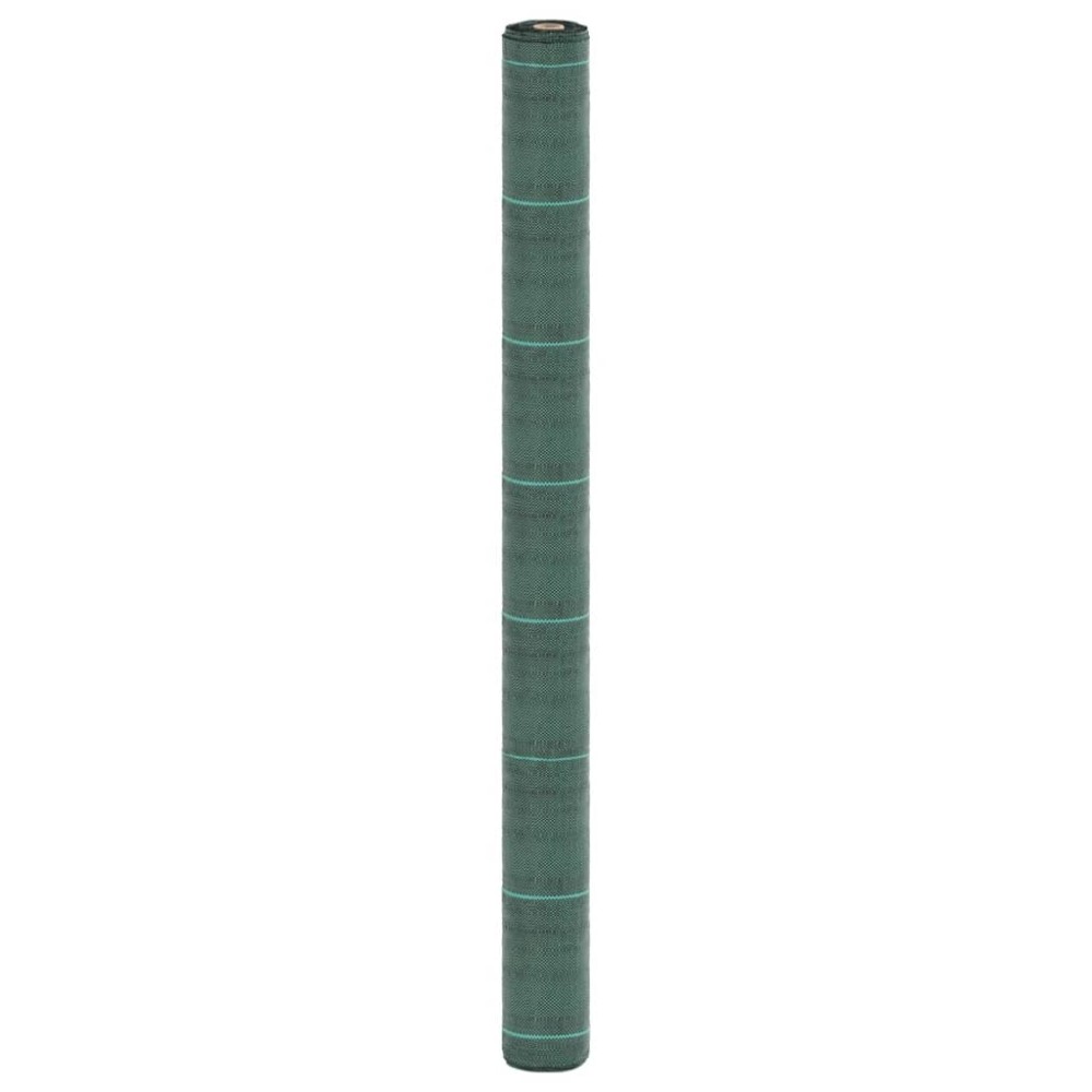 vidaXL Membrană antiburuieni, verde, 1,5x25 m, PP