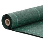 vidaXL Membrană antiburuieni, verde, 1,5x50 m, PP