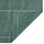 vidaXL Membrană antiburuieni, verde, 2x50 m, PP