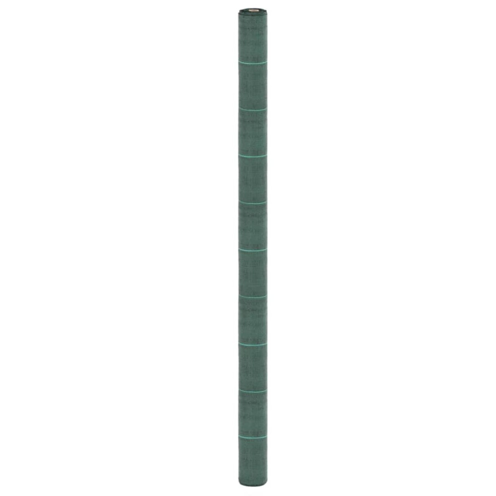 vidaXL Membrană antiburuieni, verde, 2x200 m, PP