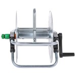vidaXL Tambur de perete pentru furtun de 50 m 1/2" sau 35 m 3/4", oțel