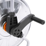vidaXL Tambur de perete pentru furtun de 50 m 1/2", oțel vidaXL Tambur de perete pentru furtun de 50 m 1/2", oțel