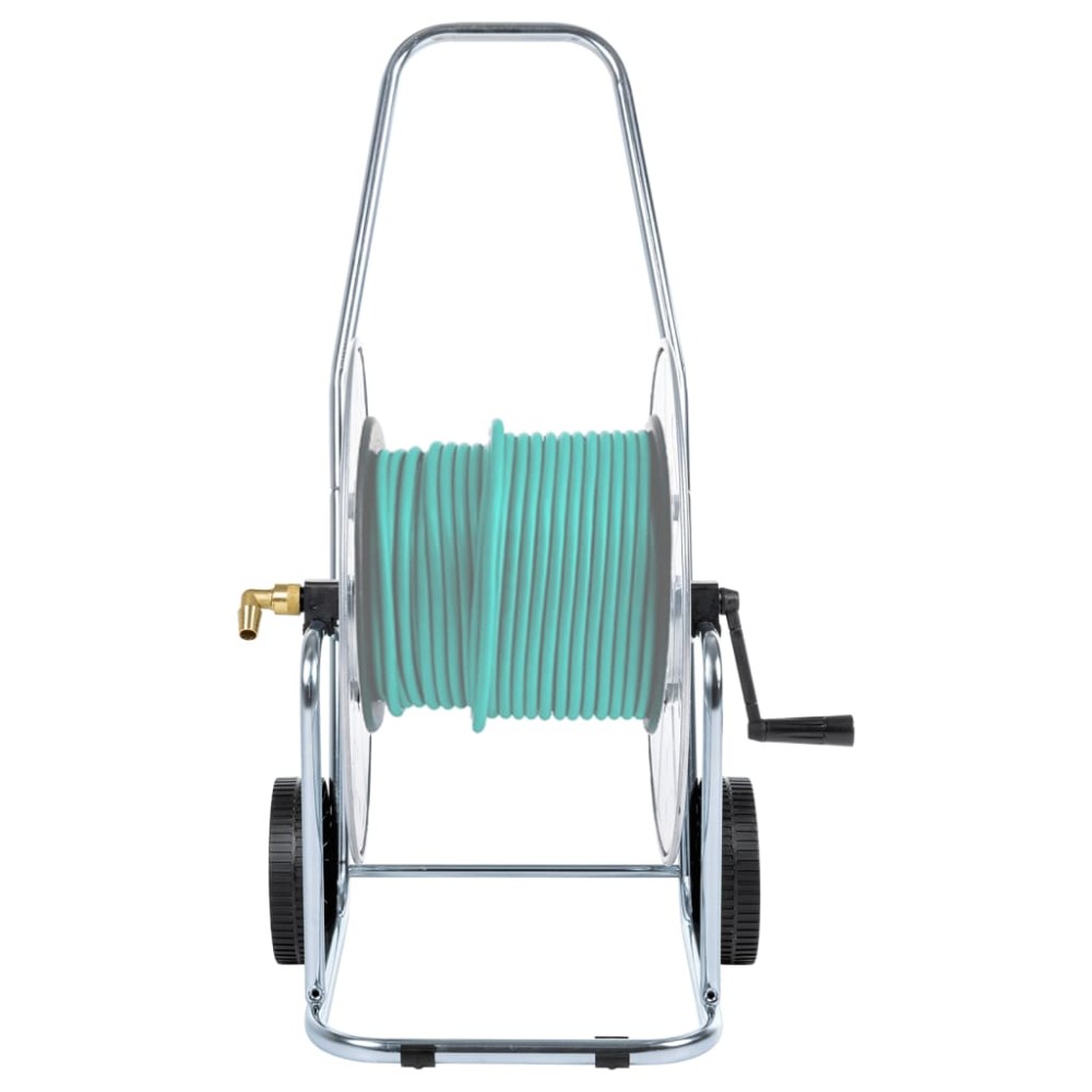 vidaXL Cărucior cu tambur pentru furtun de 80 m 4/2", oțel