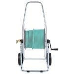 vidaXL Cărucior cu tambur pentru furtun de 80 m 4/2", oțel vidaXL Cărucior cu tambur pentru furtun de 80 m 4/2", oțel