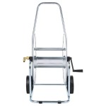 vidaXL Cărucior cu tambur pentru furtun de 80 m 4/2", oțel vidaXL Cărucior cu tambur pentru furtun de 80 m 4/2", oțel