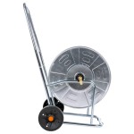 vidaXL Cărucior cu tambur pentru furtun de 80 m 4/2", oțel vidaXL Cărucior cu tambur pentru furtun de 80 m 4/2", oțel