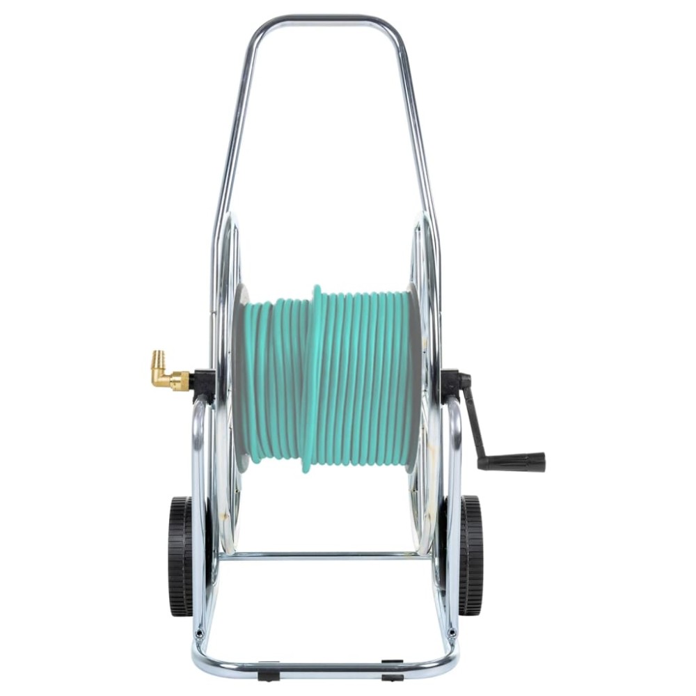 vidaXL Cărucior cu tambur pentru furtun de 80 m 4/2", oțel