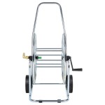vidaXL Cărucior cu tambur pentru furtun de 80 m 4/2", oțel vidaXL Cărucior cu tambur pentru furtun de 80 m 4/2", oțel