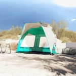 vidaXL Cort camping 2 persoane verde marin impermeabil setare rapidă vidaXL Cort camping 2 persoane verde marin impermeabil setare rapidă