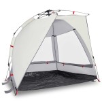 vidaXL Cort camping 2 persoane gri impermeabil setare rapidă vidaXL Cort camping 2 persoane gri impermeabil setare rapidă