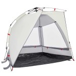 vidaXL Cort camping 2 persoane gri impermeabil setare rapidă vidaXL Cort camping 2 persoane gri impermeabil setare rapidă