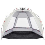 vidaXL Cort camping 2 persoane gri impermeabil setare rapidă vidaXL Cort camping 2 persoane gri impermeabil setare rapidă