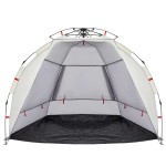 vidaXL Cort camping 2 persoane gri impermeabil setare rapidă vidaXL Cort camping 2 persoane gri impermeabil setare rapidă