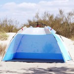 vidaXL Cort camping 2 persoane albastru azur impermeabil setare rapidă vidaXL Cort camping 2 persoane albastru azur impermeabil setare rapidă