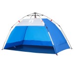 vidaXL Cort camping 2 persoane albastru azur impermeabil setare rapidă vidaXL Cort camping 2 persoane albastru azur impermeabil setare rapidă