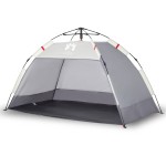 vidaXL Cort camping 2 persoane gri impermeabil setare rapidă vidaXL Cort camping 2 persoane gri impermeabil setare rapidă