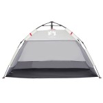vidaXL Cort camping 2 persoane gri impermeabil setare rapidă vidaXL Cort camping 2 persoane gri impermeabil setare rapidă