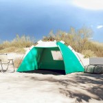 vidaXL Cort camping 2 persoane verde marin impermeabil setare rapidă vidaXL Cort camping 2 persoane verde marin impermeabil setare rapidă