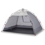 vidaXL Cort camping 2 persoane gri impermeabil setare rapidă vidaXL Cort camping 2 persoane gri impermeabil setare rapidă